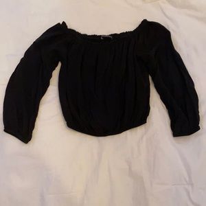 Brandy Melville; Black; Long Sleeve Top; Lightly Worn, Great Condition